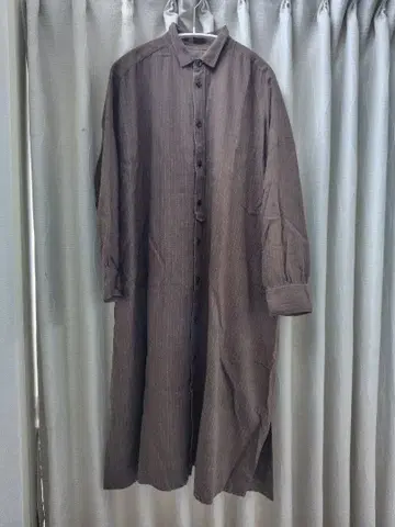 파드칼레 롱 셔츠 원피스 겉옷