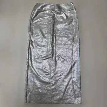 ZARA 실버 타이트 스커트