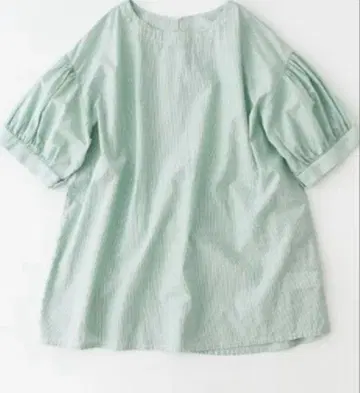 nest Robe 시어서커 스트라이프 블라우스