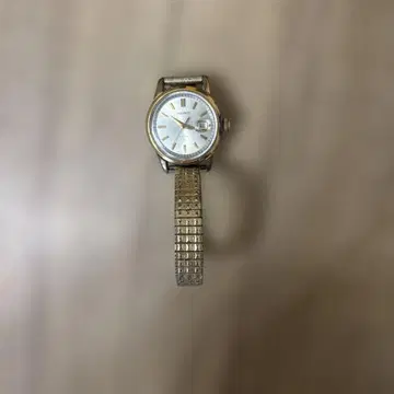 SEIKO 골드 아날로그 수동 와인딩 시계