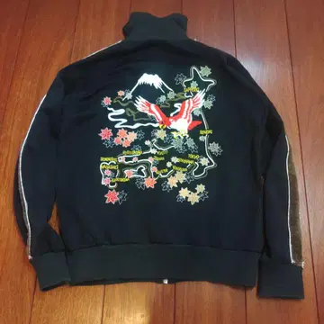 스카잔 수베니어 일본풍 패턴 일본 지도 매 단풍 베트남 자켓