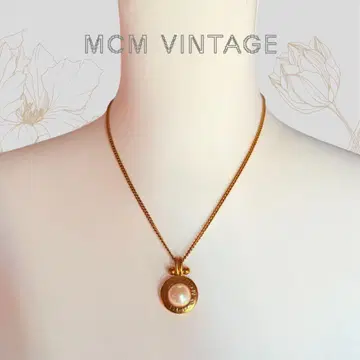 VINTAGE MCM / 펄풍 모티브 / 목걸이 & 귀찌 세트