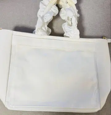 자카마트 이타백 A4 2WAY 핸들 프릴 토트백