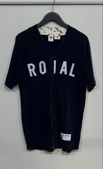 ROIAL/Majestic 베이스볼 셔츠 M 네이비