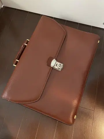 레트로 가죽 브리프 케이스