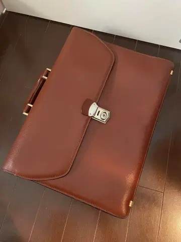 레트로 가죽 브리프 케이스