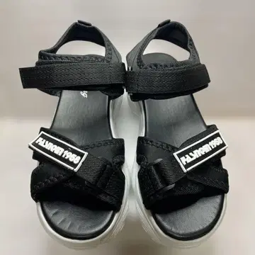 MALIBU 1996 블랙 통굽 스포츠 샌들