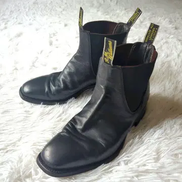 R.M.Williams 사이드 고어 부츠 블랙 남성용 7H 25.5cm