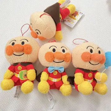 호빵맨 코로후와 봉제 인형 4체 세트
