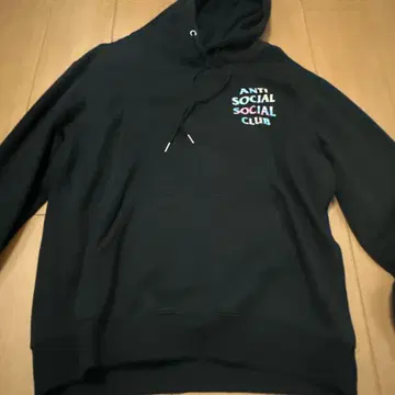 ANTI SOCIAL SOCIAL CLUB 블랙 후드티 L
