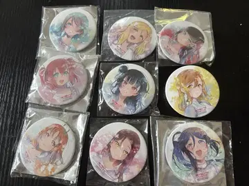 Aqours 재킷 사진 캔뱃지 컴프 세트