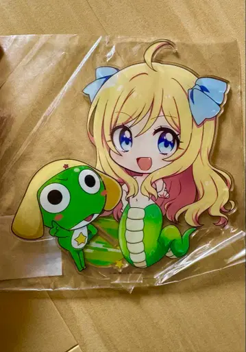 신데렐라 걸즈 드롭킥 개구리 중사 케로로 콜라보 BIG 아크릴 스탠드