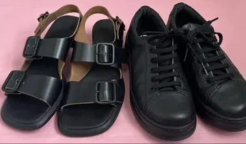 [ 가격 인하 중 ] 캠퍼 샌들 스니커즈 세트