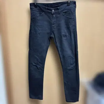 REIGN ITALIA 블랙 스키니 데님
