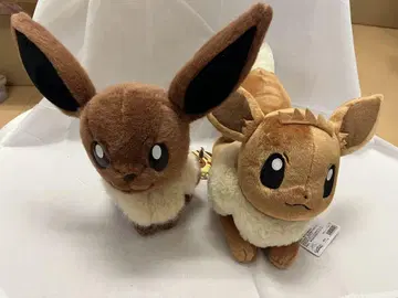 [ 2마리 세트 ] 봉제 인형 등신대 이브이 포켓몬 센터 한정판