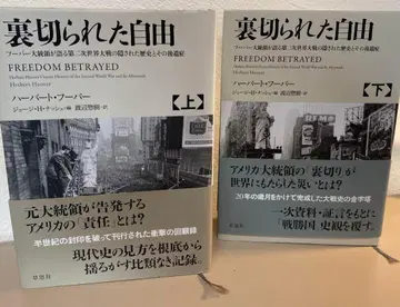 컨디션 최상 배신당한 자유 상하권 명저 대저 허버트 후버 세계사