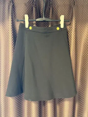 kate spade 블랙 플레어 스커트 사이즈 00
