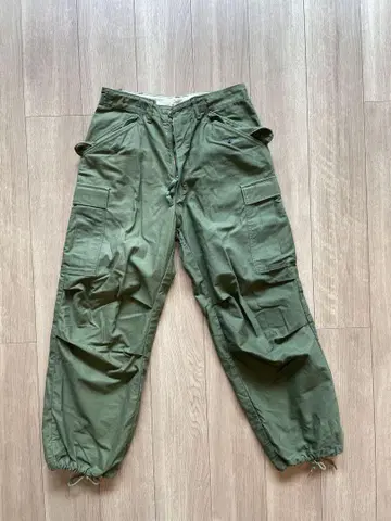 빈티지 M65 카고 팬츠 올리브 그린 S 사이즈