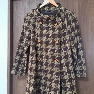 GRACE CONTINENTAL 하운드 투스 코트