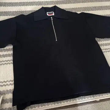 MAISON SPECIAL 프라임 니트 하프 지퍼 새상품급