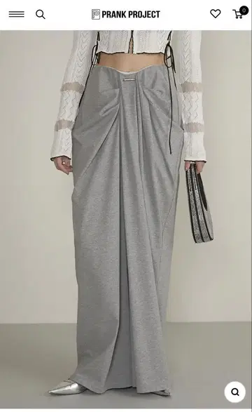 PRANK PROJECT Drape Front Jersey Pants