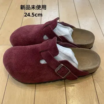 버켄스탁 보스턴 38 24.5cm 레드