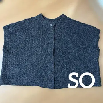 SO 니트 베스트 차콜
