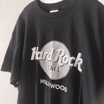 Hard Rock Cafe 90년대 할리우드 T셔츠 L 블랙