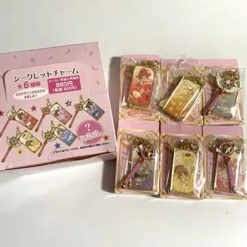 카드캡터 사쿠라 산리오 시크릿 참 전 6종