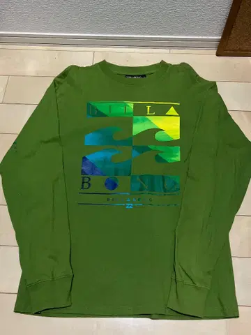 BILLABONG 그린 긴팔 T셔츠