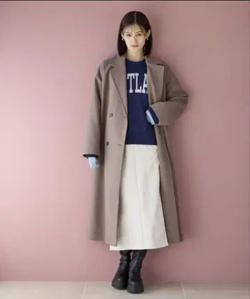 LOWRYSFARM 울리 테크 롱 코트