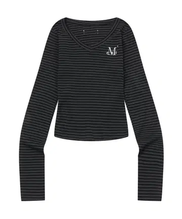 MUCENT V-neck Striped Long Sleeve