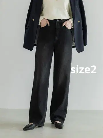 crewre 조절 I라인 데님 팬츠 사이즈 2