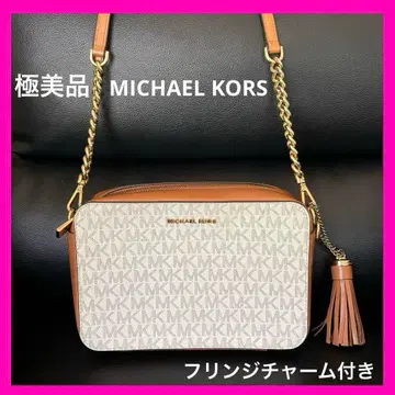 컨디션 최상 MICHAEL KORS 카메라백 미디엄 - MK 시그니처