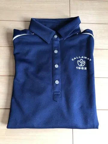 [ 미사용 새상품 ] Callaway 네이비 긴팔 피케 셔츠 S 사이즈
