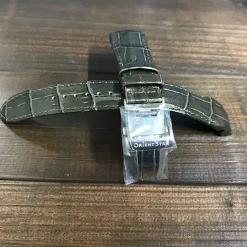 Orient Star 가죽 벨트 그레이