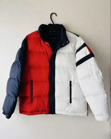 TOMMY 타미힐피거 충전솜 페더 다운 자켓(XL)
