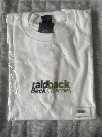 BackChannel 로고 화이트 T셔츠