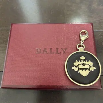 BALLY 블랙 가죽 키링