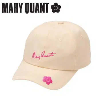Mary Quant 꽃 자수 캡 사이즈 F