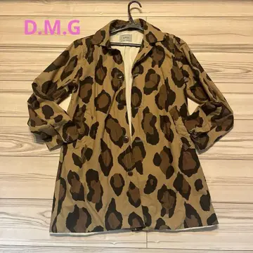 D.M.G. 레오파드 무늬 코트 일본제