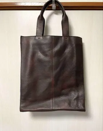 ZARA MAN 워시드 가죽 토트백