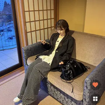 nugu 블랙 테일러드 자켓