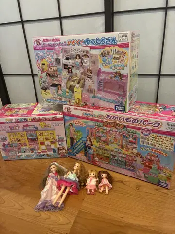 리카짱 하우스 반려동물 샵 오카이모노 파크 세트 묶음 판매