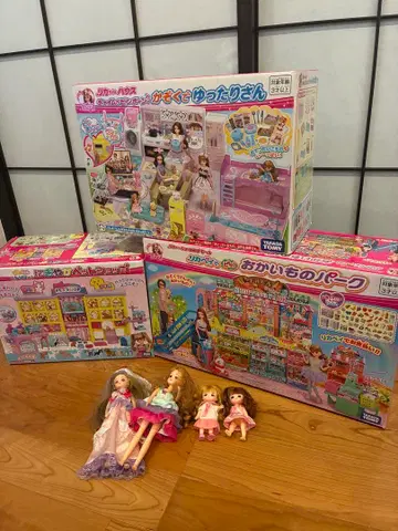 리카짱 하우스 반려동물 샵 오카이모노 파크 세트 묶음 판매