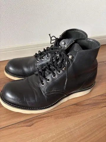 RED WING 8165 8인치 클래식 라운드 BLACK