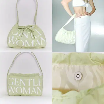 GENTLEWOMAN 라이트 그린 숄더백 DUMPLING BAG