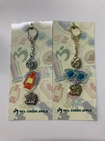[ 2개 세트 ] Mrs. GREEN APPLE 랜덤 참 키링
