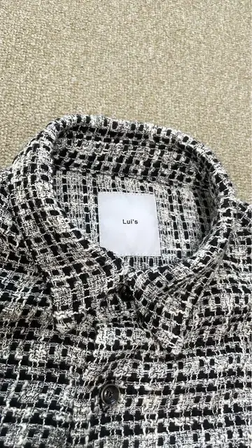 Lui's 트위드 컷오프 셔츠