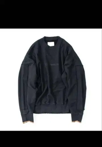 stein OVERSIZED REBUILD SWEAT BLACK